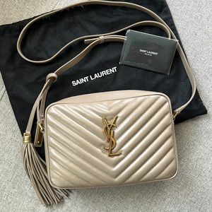 YSL LOU CAMERA BAG DUSTY GREY *LIKE NEW*